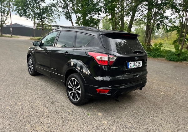 Ford Kuga cena 79900 przebieg: 97000, rok produkcji 2018 z Nysa małe 781